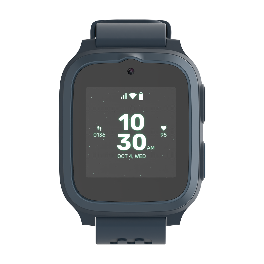 4G eSIM Square Slim Kids Smart Watch with GPS Tracking, Video Call (Square) | myFirst Fone S3+
