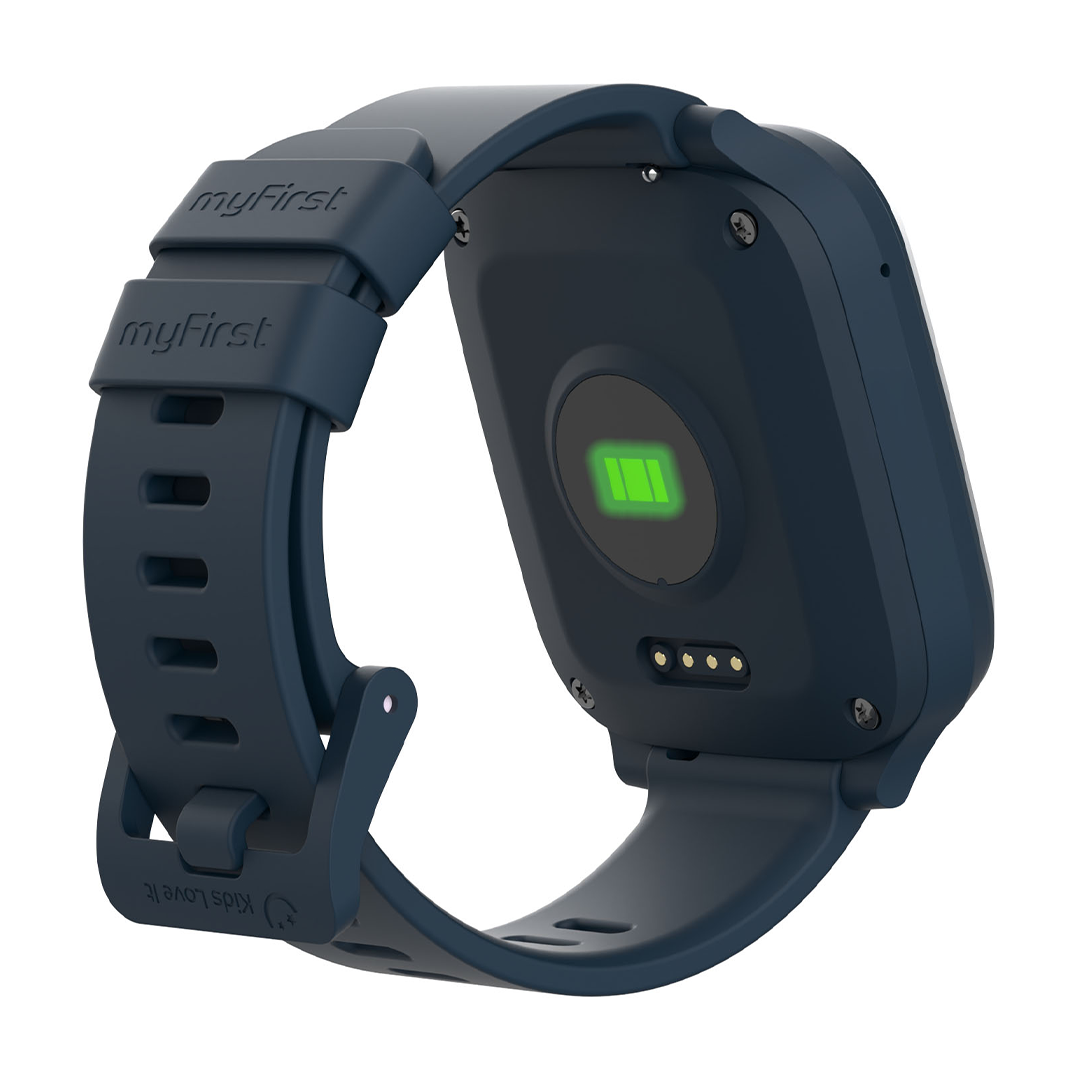 4G eSIM Square Slim Kids Smart Watch with GPS Tracking, Video Call (Square) | myFirst Fone S3+