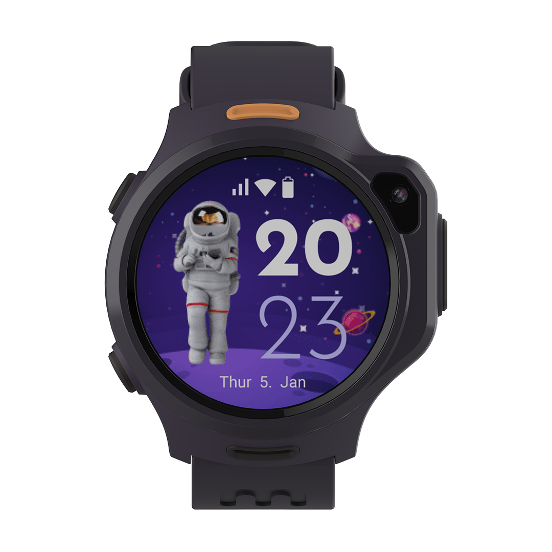 4G eSIM Kids Smart Watch with GPS Tracking, Video Call (Round) | myFirst Fone R2