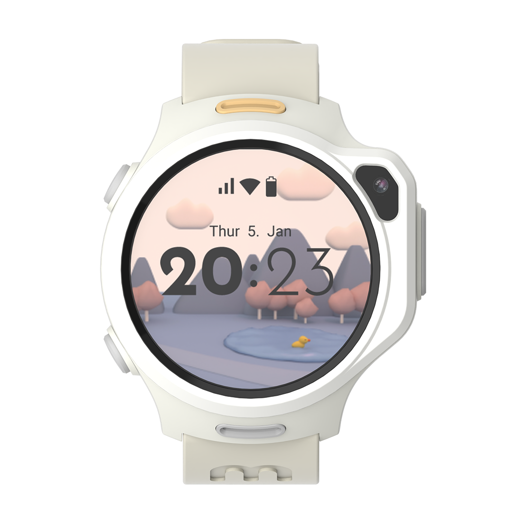 4G eSIM Kids Smart Watch with GPS Tracking, Video Call (Round) | myFirst Fone R2