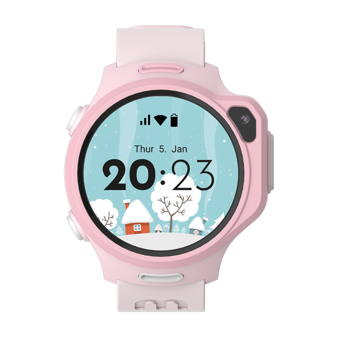 4G eSIM Kids Smart Watch with GPS Tracking, Video Call (Round) | myFirst Fone R2