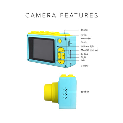Kids Underwater Camera | Included Shockproof Waterproof Case | myFirst Camera 2