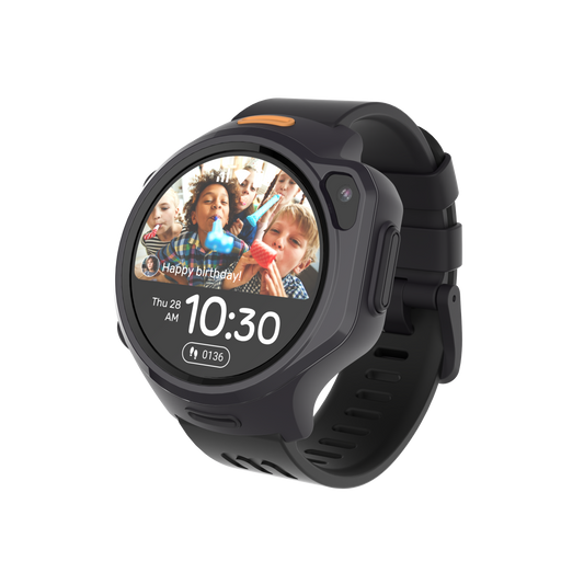 4G eSIM Kids Smart Watch with GPS Tracking, Video Call (Round) | myFirst Fone R2