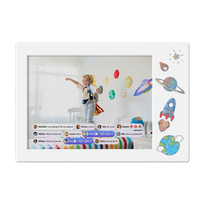 Digital Photo Frame | 9 Inch Personalized Gift | myFirst Frame Doodle