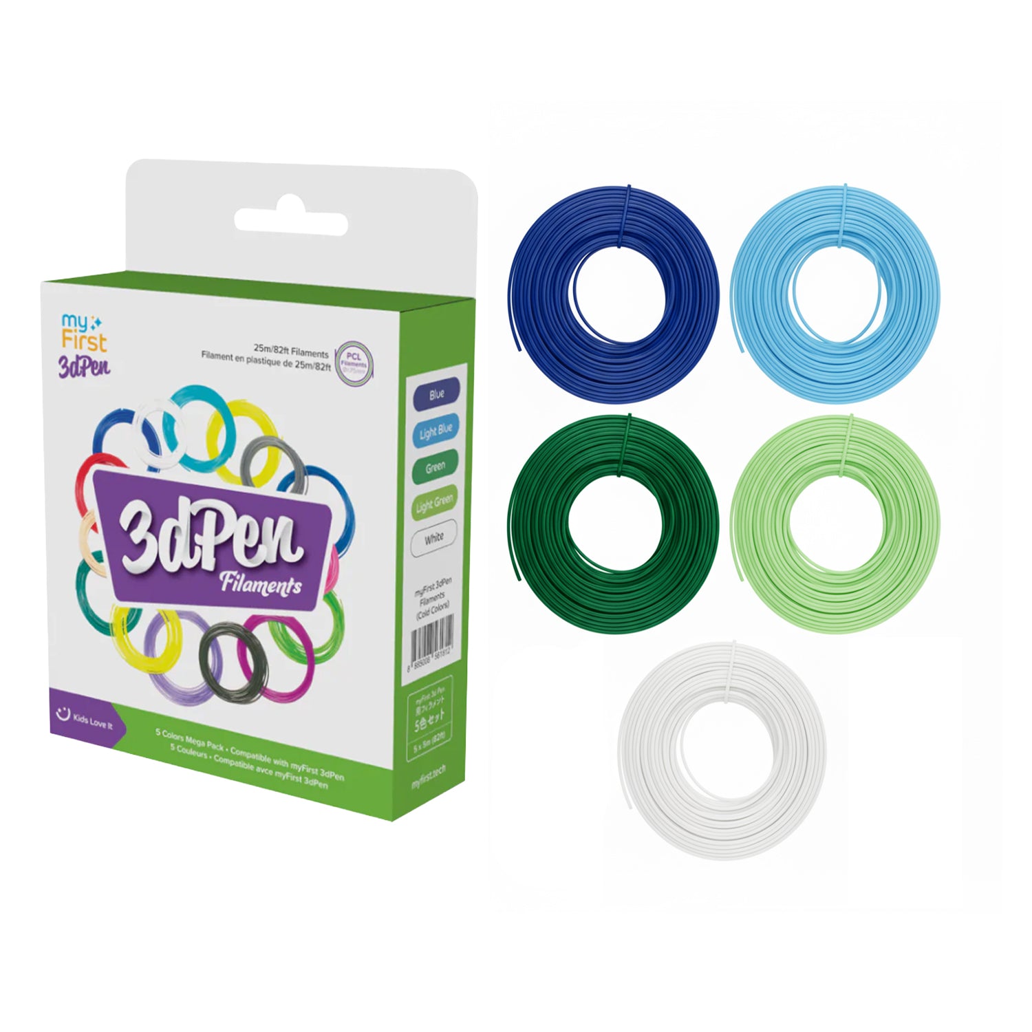 Filament Refill for 3dPen Make | PCL 5 Colors – myFirst UK