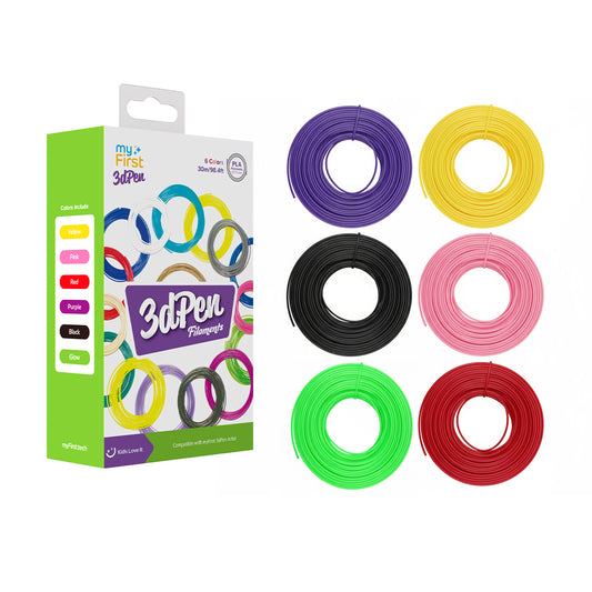 Filament Refill for myFirst 3dPen Artist | PLA Filament 6 Colors