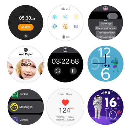 4G Kids Smartwatch with GPS Tracking, Video Call (Round) | myFirst Fone R1s