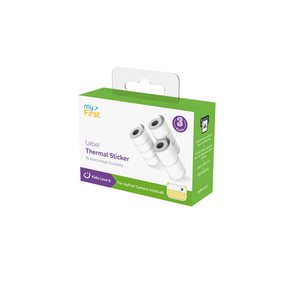 Thermal Sticker White Label for myFirst Camera Insta 2/Insta Wi