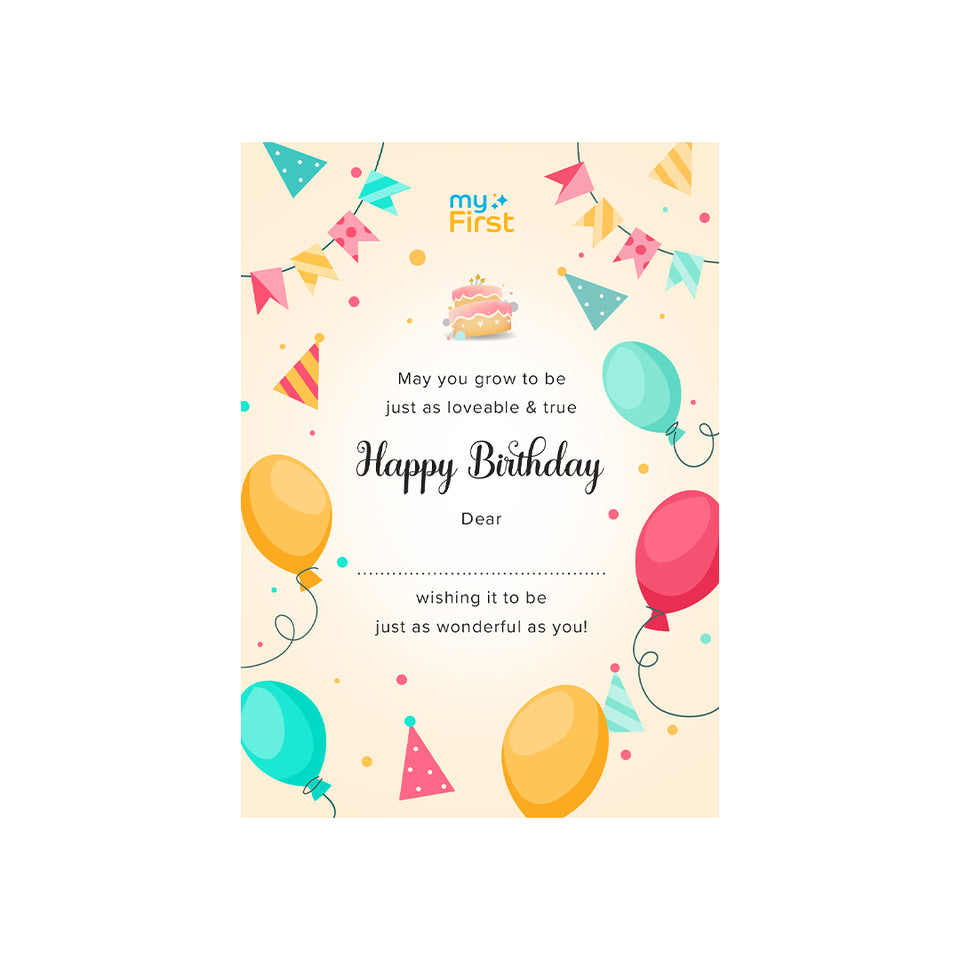 Wish Card - Happy Birthday
