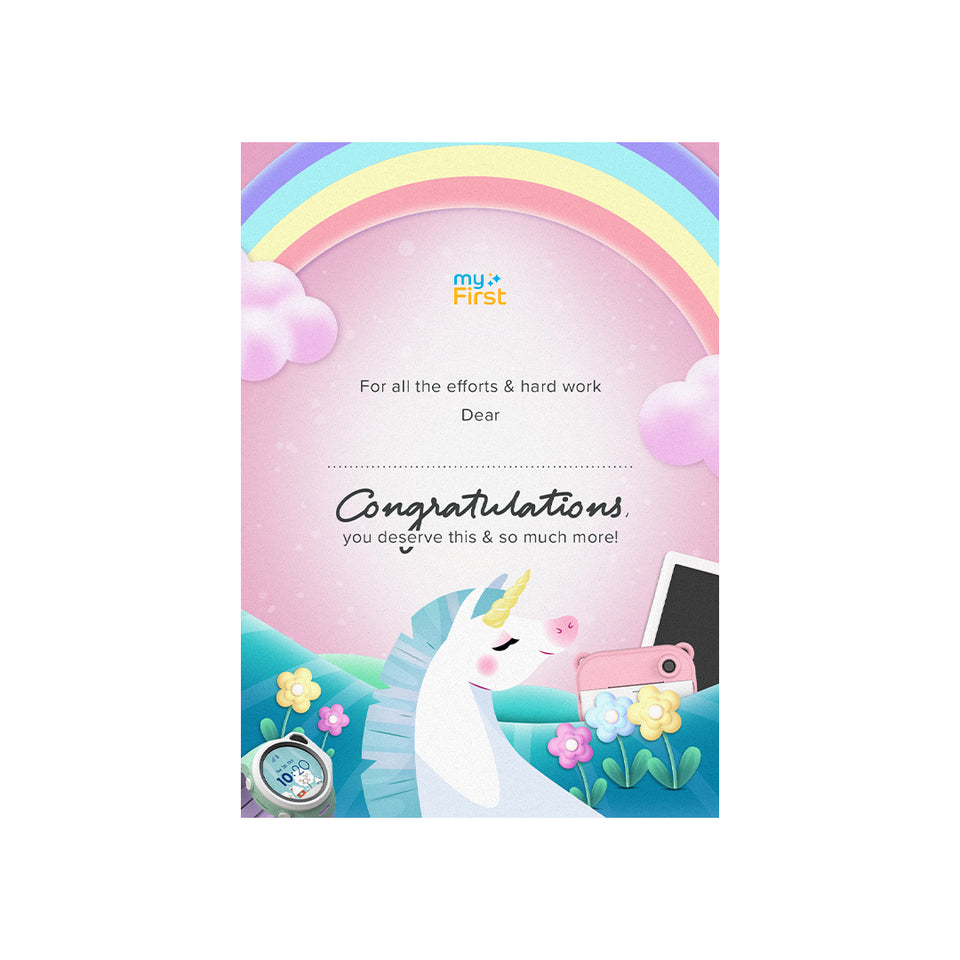 Wish Card -Congratulations
